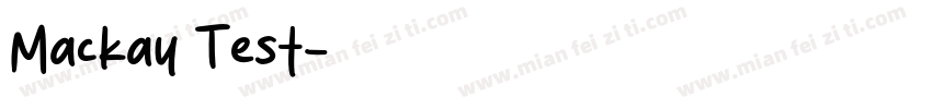 Mackay Test字体转换